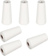 6pcs Blind Pull Cord Ends, Wooden Pull Cord Ends Handle Knobs Repair Replacemen