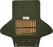 Skacel by Addi AddiClick Olive Wood Interchangeable Circular Knitting Needle Set