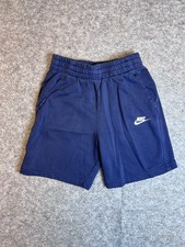 Nike Blue Club Fleece Youth Size L Big Kids French Terry Shorts Unisex Boy Girl