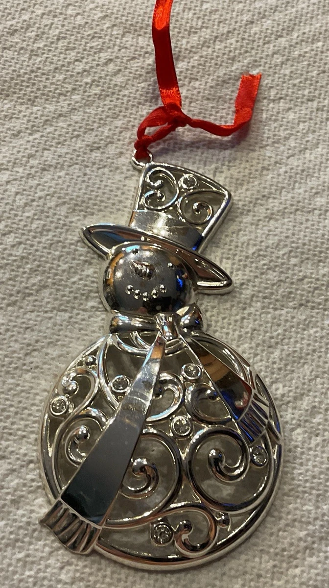 Mini Decorazioni Croce Lenox - Set Di 3 Ornamenti In Argento Placcato