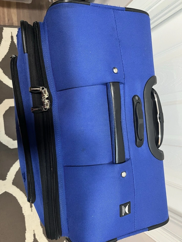 Maleta con ruedas expandible azul Delsey de 2 ruedas Foto 4 de 4