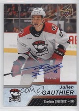 2018-19 Upper Deck AHL Auto Julien Gauthier #25 Auto 8e5