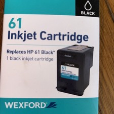 Wexford 61 Inkjet Black Cartridge Replaces HP 61 Black Cartridge   
