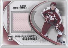 2011 ITG Heroes and Prospects Game-Used Black Jersey Slater Koekkoek #M-38 0f8