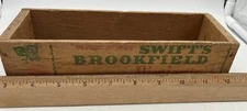 Swift Brookfield Wooden Cheese Box Blended Process Cheese Swift & Co.