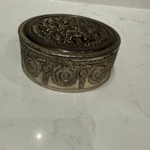 Vintage Made in USA Puder Schmuckschatulle geprägt - Bild 2 von 5