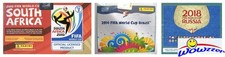 2010,2014,2018 Panini World Cup Sticker Factory Sealed 3 Box VINTAGE Collection!
