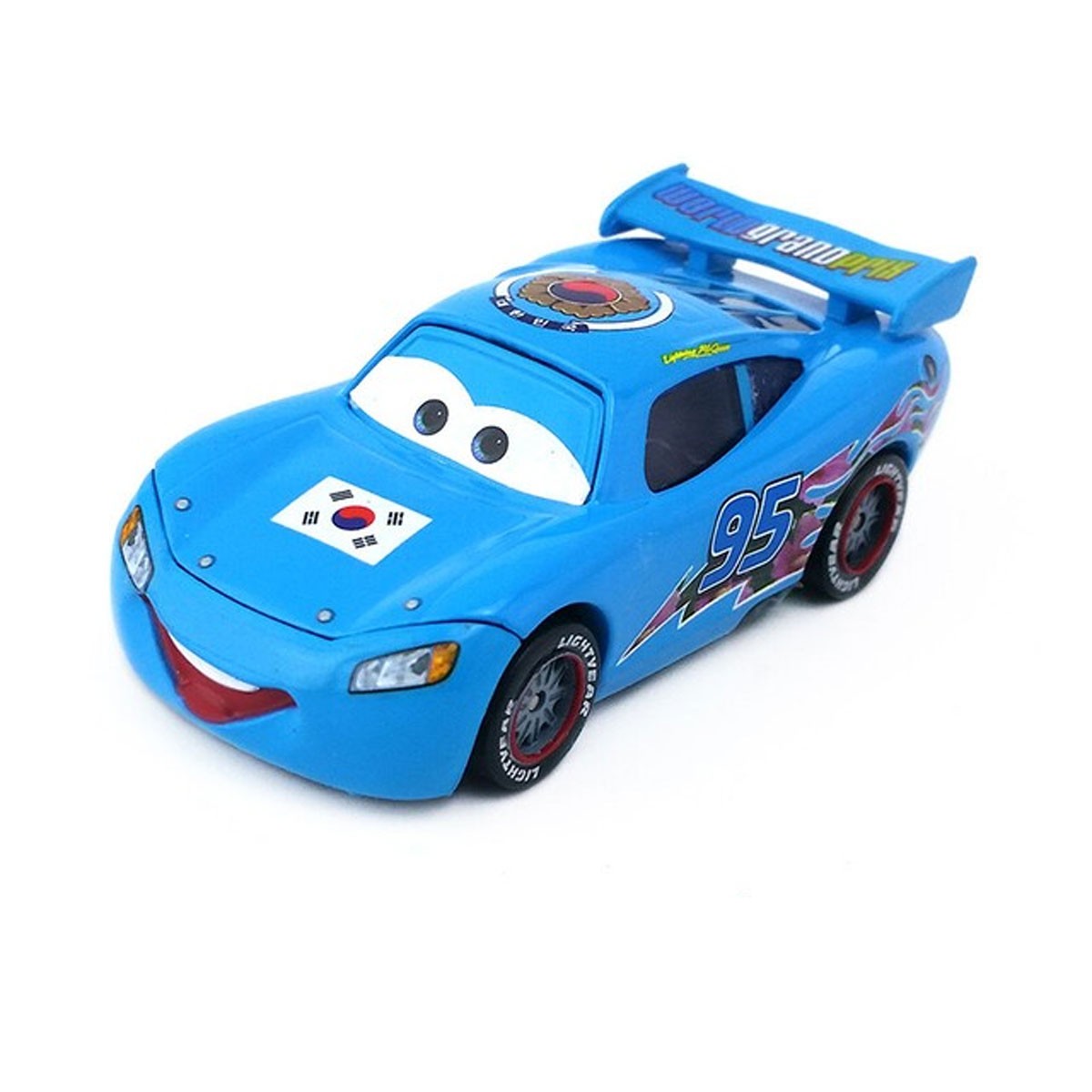 Disney Pixar Cars Korea NO.95 Lightning McQueen 1:55 Diecast Toys