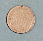CANADA (1 ) COIN 25 CENTS  1886  AG 0.8000 SILVER