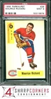 1958 PARKHURST #38 MAURICE RICHARD CANADIENS HOF POP 11 PSA 9