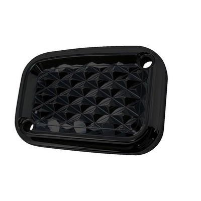 Covingtons Front Master Cylinder Cover - Diamondback - Black - C3076-B