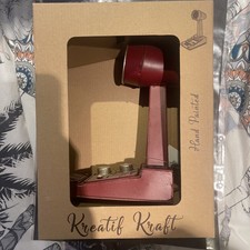 Kreatif Kraft Metall Mikrofon Ornament für Wohndeko handbemalt