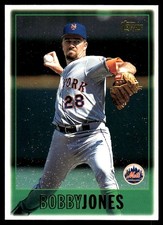 Bobby Jones 1997 Topps #361 New York Mets MLB READ FREE SHIPPING AutographDen