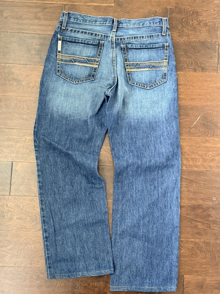 Pantalones de mezclilla para hombre Cinch Grant talla 32 x 30 (entrepierna con dobladillo) ajuste relajado - occidental Foto 4 de 4