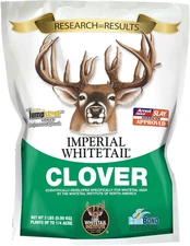 Imperial Whitetail Clover 2 Pound Food Plot Seed For Whitetail Deer Attraction