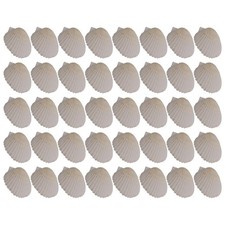 40 Stück Natürliche Jakobsmuscheln, 3,6-6,1 Cm, , Kleine Muscheln zum B7772