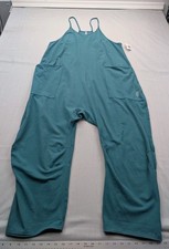New FP Movement Hot Shot Jumpsuit 1 Piece Free People Women's Medium Baggy Teal