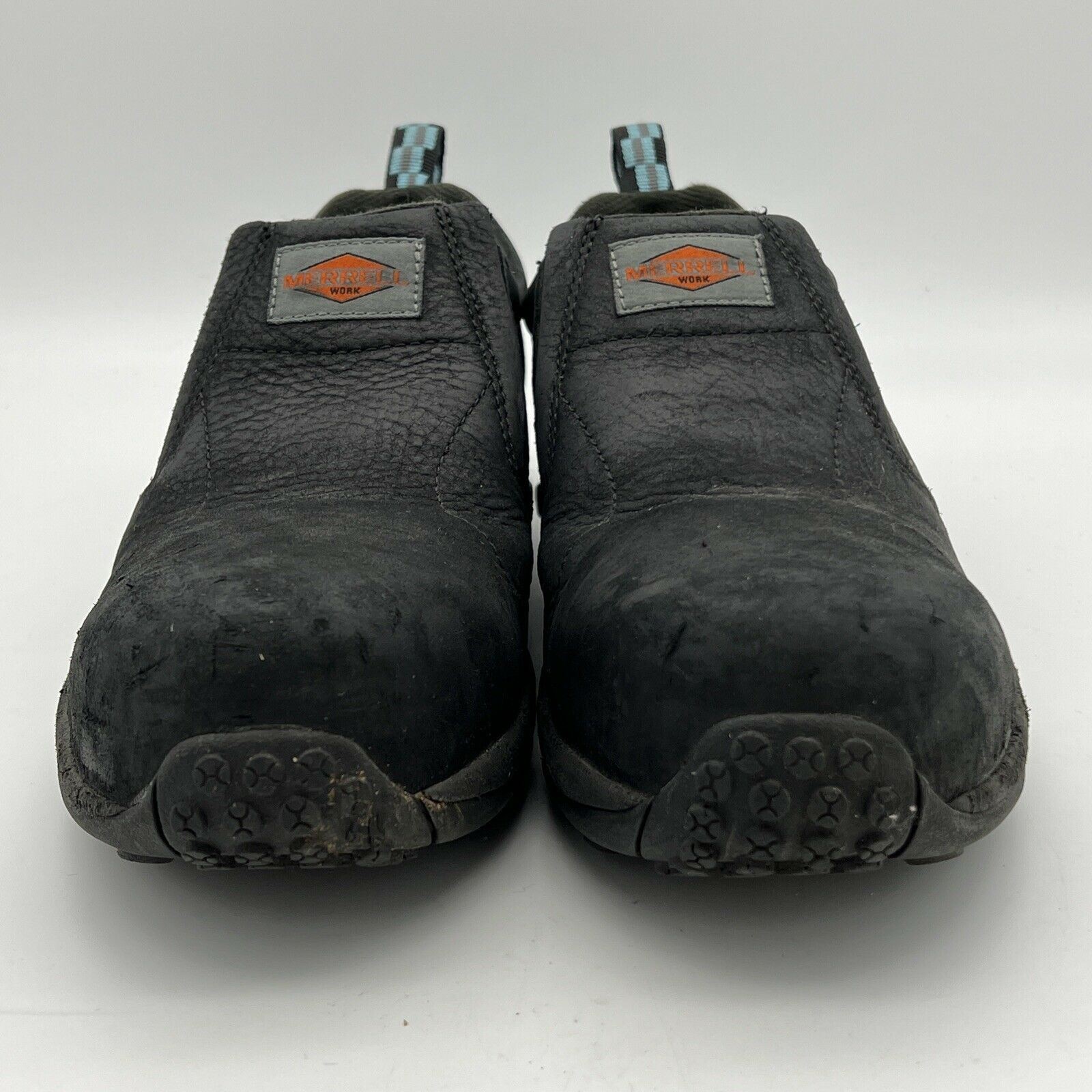 Scarpa da lavoro Merrell Jungle Moc uomo 9 pelle nera punta comp antiscivolo sicurezza J099302