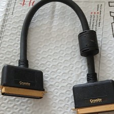 Granite Digital SCSI 68-Pin to 68-Pin Cable 16 in Ferrite Bead Black