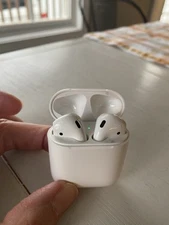 Apple AirPods 2nd Gen In-Ear Headsets with 1st Gen Charging Case *read below*