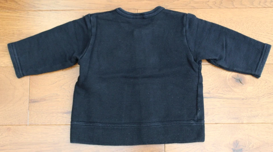 Benetton CÁRDIGAN AZUL MARINO Niños 9 Meses Otoño Invierno Chaqueta Camisa Top Infante Bebé Foto 3 de 3