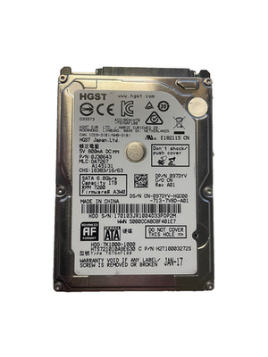 HGST Travelstar 7K1000 1TB 2.5'' SATA HDD | HTS721010A9E630 | SMART Good