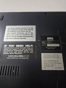 Sega CD Console MK 4102 with no remote or cords