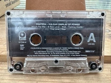 Pantera Vulgar Display Power Cassette 1992 Atlantic Walk Tape Only Metal RARE