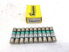 New Bussmann FNM-1 250Vac Time-Delay Fuse 1A 250V Box of 10