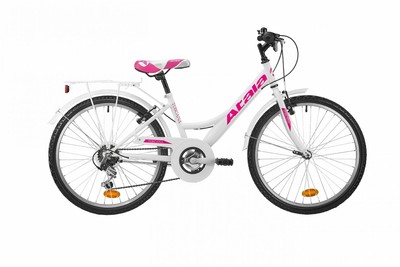 Biciclette e tricicli Bicicletta da bambina Atala Alice 6V bianco/fuxia 24  farmaki.gr