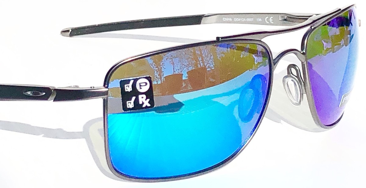 OAKLEY オークリー サングラス GAUGE8 Mサイズ メタルフレーム Gauge 8 Prizm Black Polarized Lenses, Matte Black Frame Sunglasses