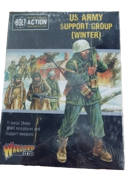 Warlord Games Us Army Support Group (Winter) 28Mm Bolt Action Neu Ovp *-image
