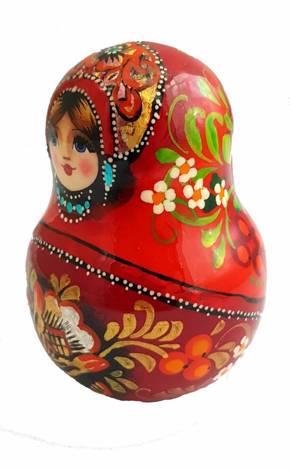 Culbuto bleu poupée russe Matriochka Gifi - Jeux & Jouets