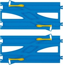 Takara Tomy Plarail Double track point rail 2 pcs R-24