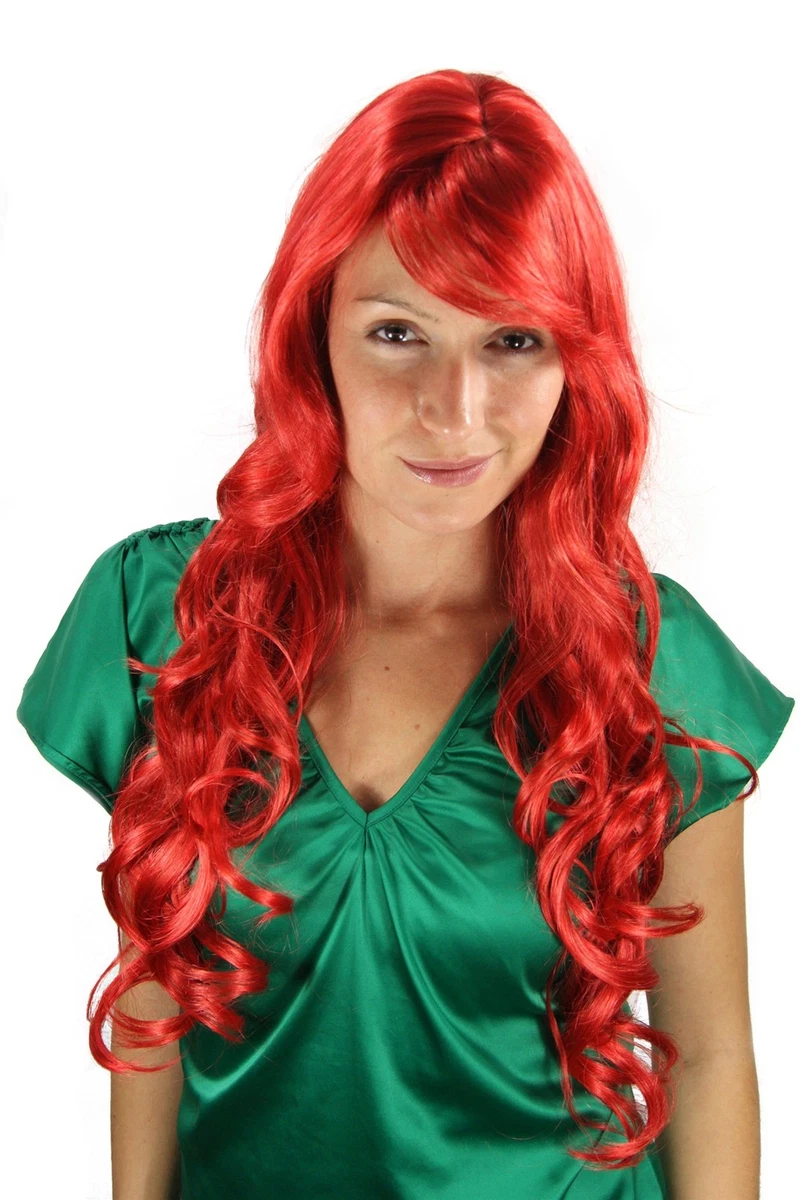 VAIRETY Parrucche Lunghe E Ricce Rosse Marroni, 66 Cm Onda - Foto 2