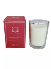 NEW Aquiesse Winter Currant Luxury Scented Candle Glass Jar 6.5 oz. (Boxed)