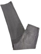 GLORIA VANDERBILT Amanda Gray Straight Leg Zip Fly Stretch Jeans Women  s Size 8