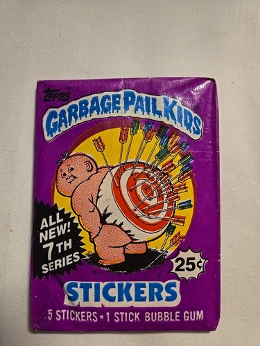 1987 Topps Garbage Pail Kids Original 7th Series  Wax Pack GPK Sealed  w/25cents - Bild 1 von 2