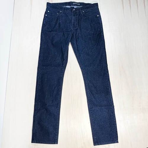 NWOT John Varvatos Men's 31 Slim J702 - FLOCKED TWILL Diagonal Corduroy Jeans - Picture 2 of 9
