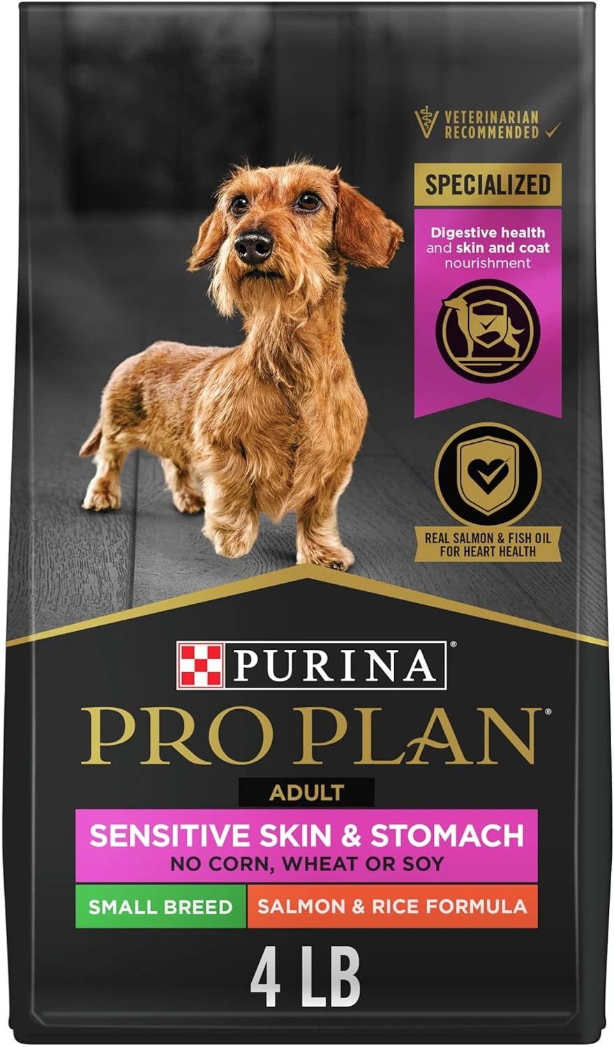 Sensitive Skin and Stomach Dog Food Small Breed, Adult Salmon & Rice Formula - 4