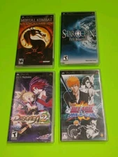 PlayStation PSP Empty Game Cases Manuals Art ONLY Lot Mortal Kombat Star Ocean 