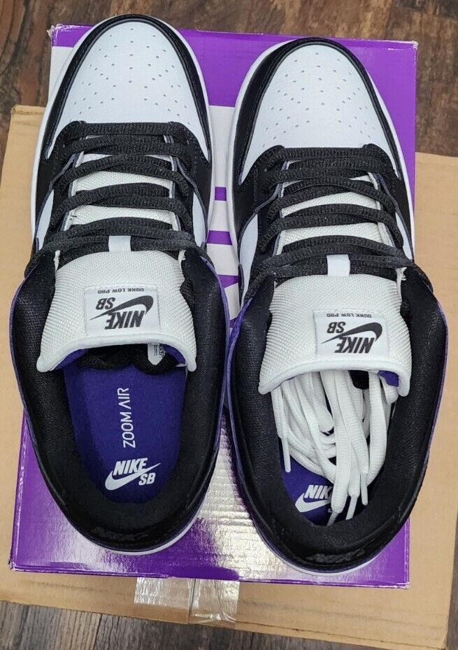 Nike SB Dunk Low Pro Court Purple | Mens 12 | Black White Nike SB Dunk Low Pro Court Purple | Mens 12 | Black White