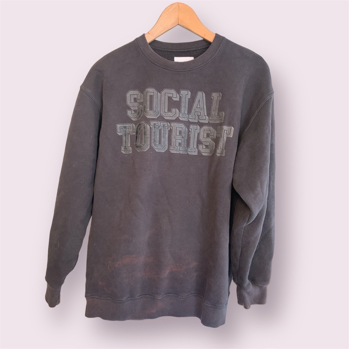 Social Tourist Women Black Sweatshirt
