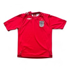 2006-08 England Umbro Away Football Shirt Vintage Rare Jersey Soccer Large