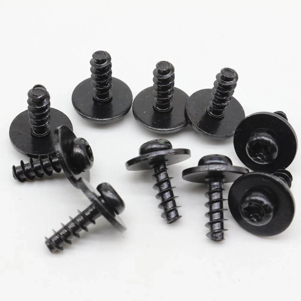 New Black Metal Torx Drive Trim Screw For VW N10354602 Qty 10 | eBay 