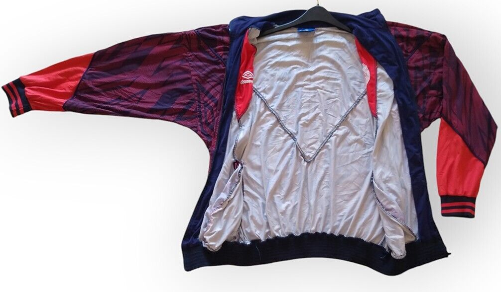 Vintage Ajax Amsterdam 1994-95 Umbro Training Jacket Soccer Vintage Ajax Amsterdam 1994-95 Umbro Training Jacket Soccer