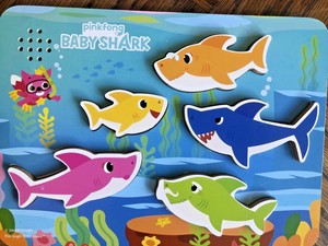 baby shark wooden puzzle