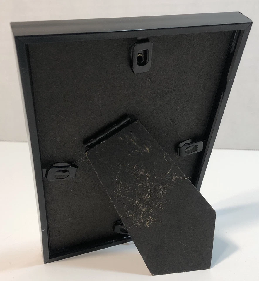 Marco de fotos de plástico negro 4x6 - Diseño moderno y elegante para decoración de hogar y oficina Foto 4 de 4