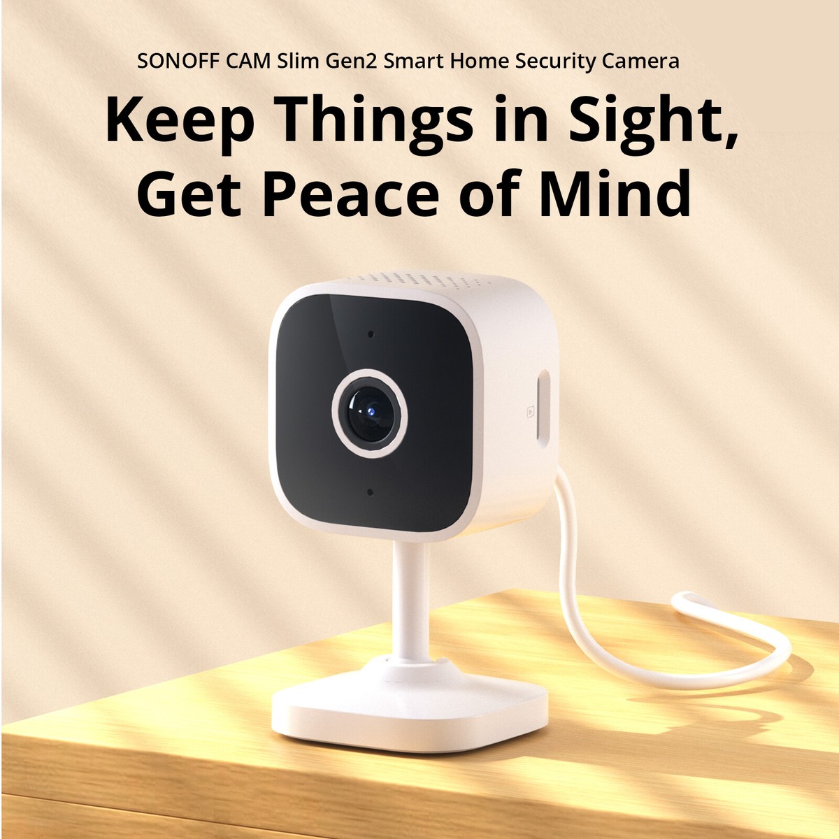 SONOFF CAM Slim Gen2 Wi-Fi Smart Home Security Cameras 1080P HD