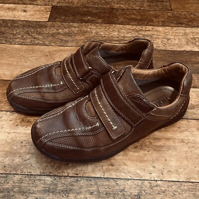 Hotter Comfort Concept Size 43 Brown Leather Mens Shoes Sneakers